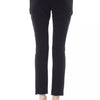 Pantalon femme en acrylique noir BYBLOS