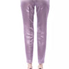 BYBLOS Purple Cotton Women Pants