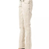Jean femme en coton beige BYBLOS