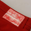 Dolce & Gabbana Red Cotton Straight Fit Men Denim Jeans