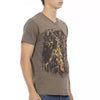 Trussardi Action Braunes Baumwoll-T-Shirt