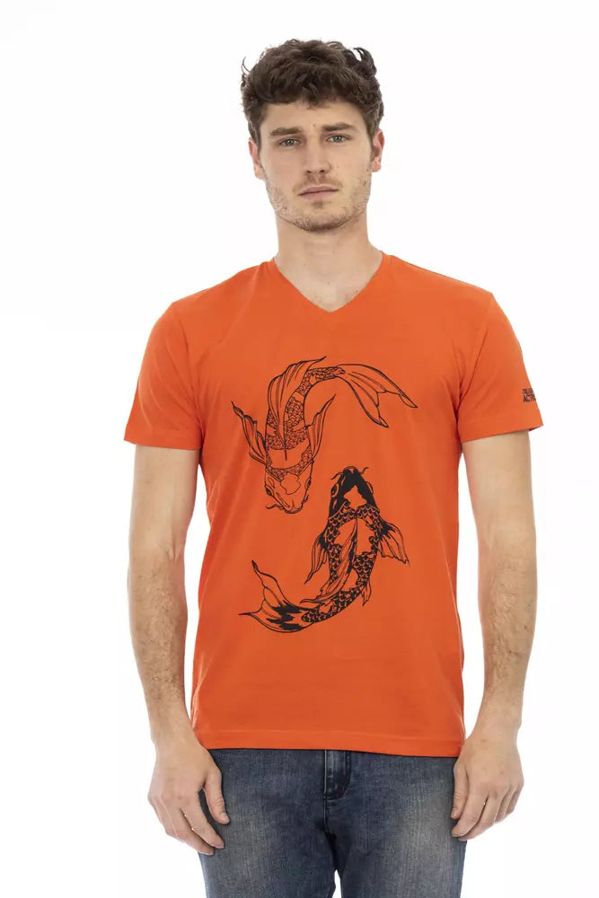 T-shirt Trussardi Action en coton rouge pour homme