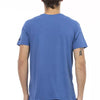T-shirt Trussardi Action en coton bleu pour homme