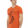 T-shirt Trussardi Action en coton rouge pour homme