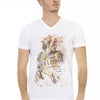 Trussardi Action White Cotton T-Shirt