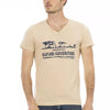 T-shirt Trussardi Action en coton beige pour homme