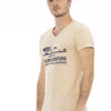 T-shirt Trussardi Action en coton beige pour homme
