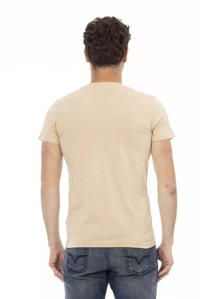 T-shirt Trussardi Action en coton beige pour homme