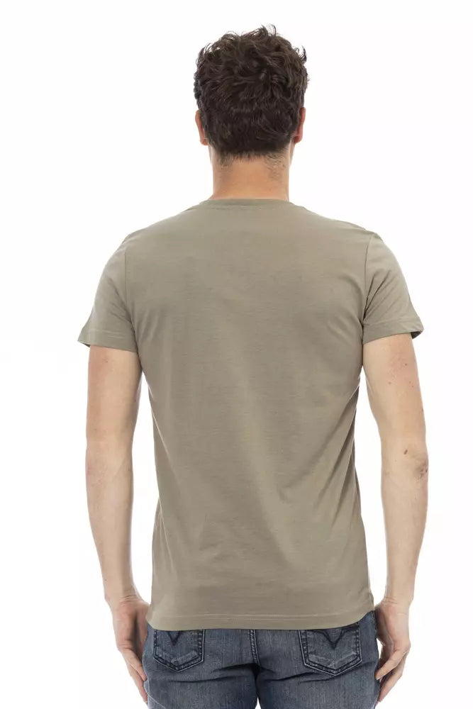 T-shirt Trussardi Action en coton marron pour homme