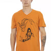 Trussardi Action Orange Cotton Men's T-Shirt