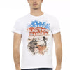 T-shirt Trussardi Action en coton blanc pour homme
