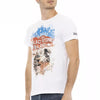 T-shirt Trussardi Action en coton blanc pour homme