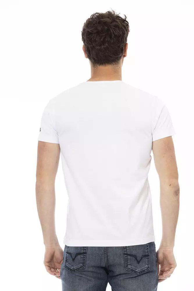 T-shirt Trussardi Action en coton blanc pour homme