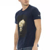 Trussardi Action Blue Cotton Men T-Shirt