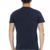 Trussardi Action Blue Cotton Men T-Shirt
