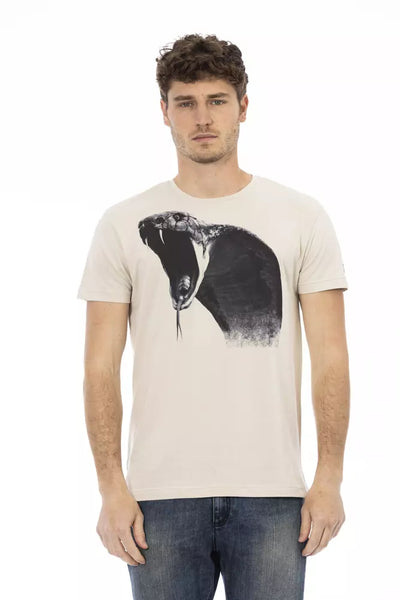 T-shirt Trussardi Action en coton beige pour homme