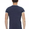 Trussardi Action Blue Cotton Men T-Shirt
