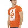 T-shirt Trussardi Action en coton orange pour homme