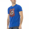 T-shirt Trussardi Action en coton bleu pour homme