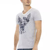 T-shirt Trussardi Action en coton gris pour homme