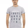 Trussardi Action Graues Baumwoll-T-Shirt