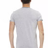 Trussardi Action Graues Baumwoll-T-Shirt