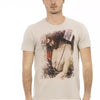 T-shirt Trussardi Action en coton beige pour homme