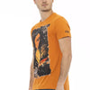 T-shirt Trussardi Action en coton orange pour homme