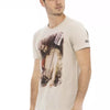 T-shirt Trussardi Action en coton beige pour homme