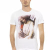 T-shirt Trussardi Action en coton blanc pour homme