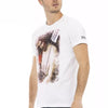 T-shirt Trussardi Action en coton blanc pour homme