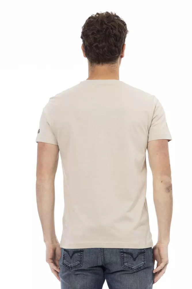 T-shirt Trussardi Action en coton beige pour homme