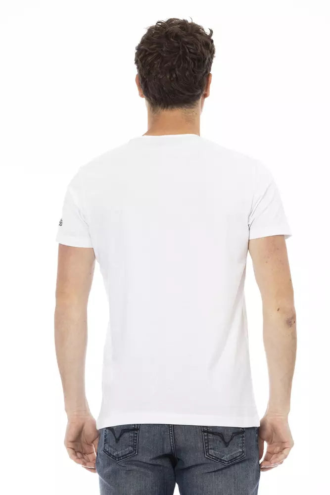 T-shirt Trussardi Action en coton blanc pour homme