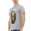 T-shirt Trussardi Action en coton gris pour homme