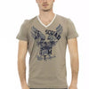 T-shirt Trussardi Action en coton vert pour homme