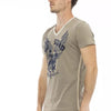 T-shirt Trussardi Action en coton vert pour homme