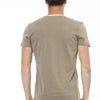T-shirt Trussardi Action en coton vert pour homme