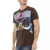 T-shirt Trussardi Action en coton marron pour homme