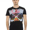 T-shirt Trussardi Action en coton noir pour homme
