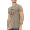 T-shirt Trussardi Action en coton vert pour homme