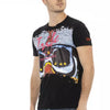 T-shirt Trussardi Action en coton noir pour homme
