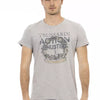 T-shirt Trussardi Action en coton gris pour homme