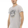 T-shirt Trussardi Action en coton gris pour homme