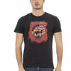 T-shirt Trussardi Action en coton noir pour homme