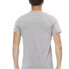Trussardi Action Graues Baumwoll-T-Shirt