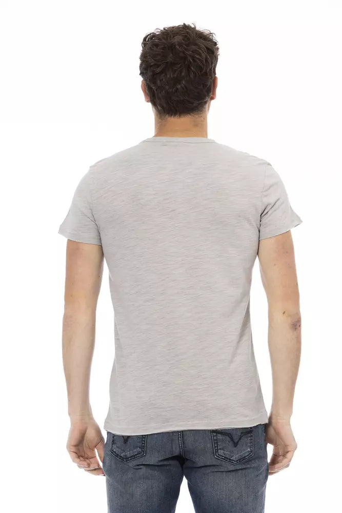 T-shirt Trussardi Action en coton gris pour homme