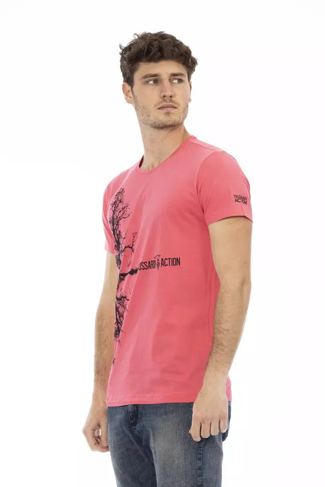 T-shirt Trussardi Action multicolore en coton pour homme