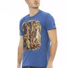 T-shirt Trussardi Action en coton bleu pour homme