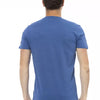 T-shirt Trussardi Action en coton bleu pour homme