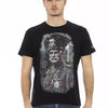 T-shirt Trussardi Action en coton noir pour homme